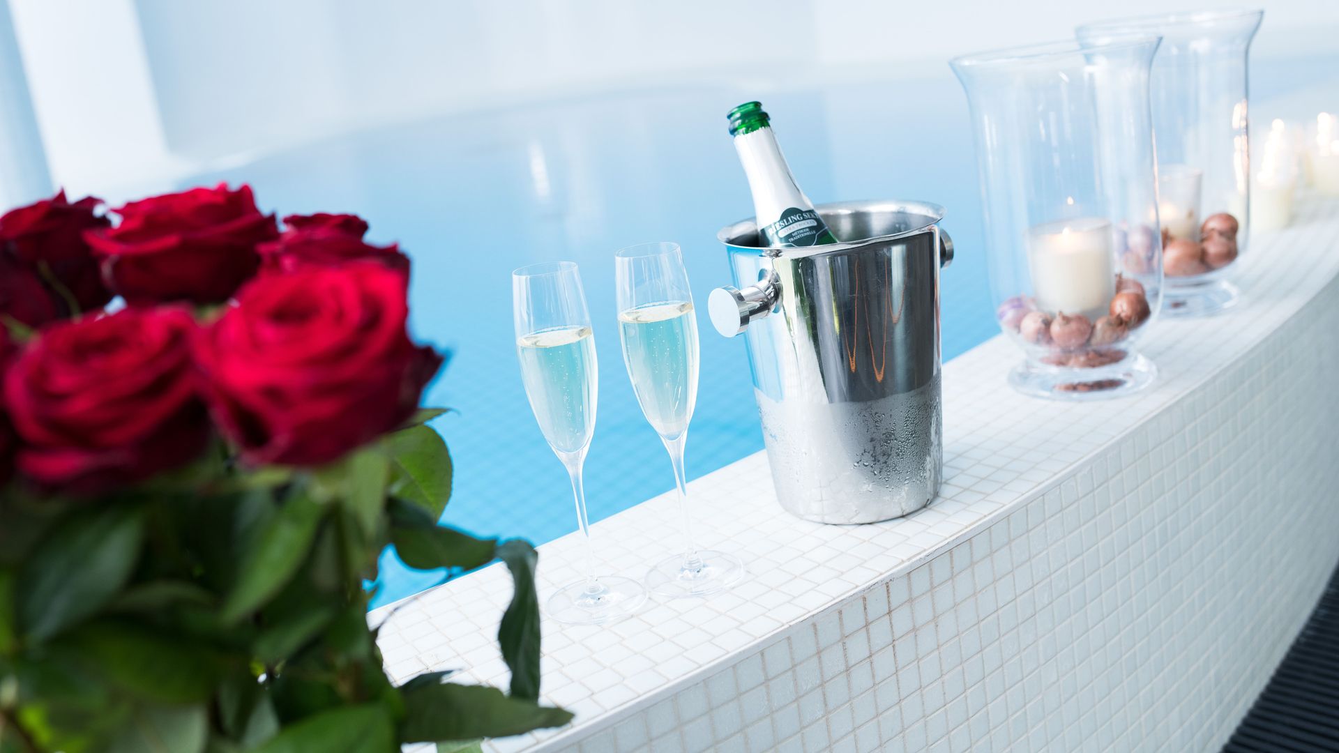 Romantik im Wellnessbereich