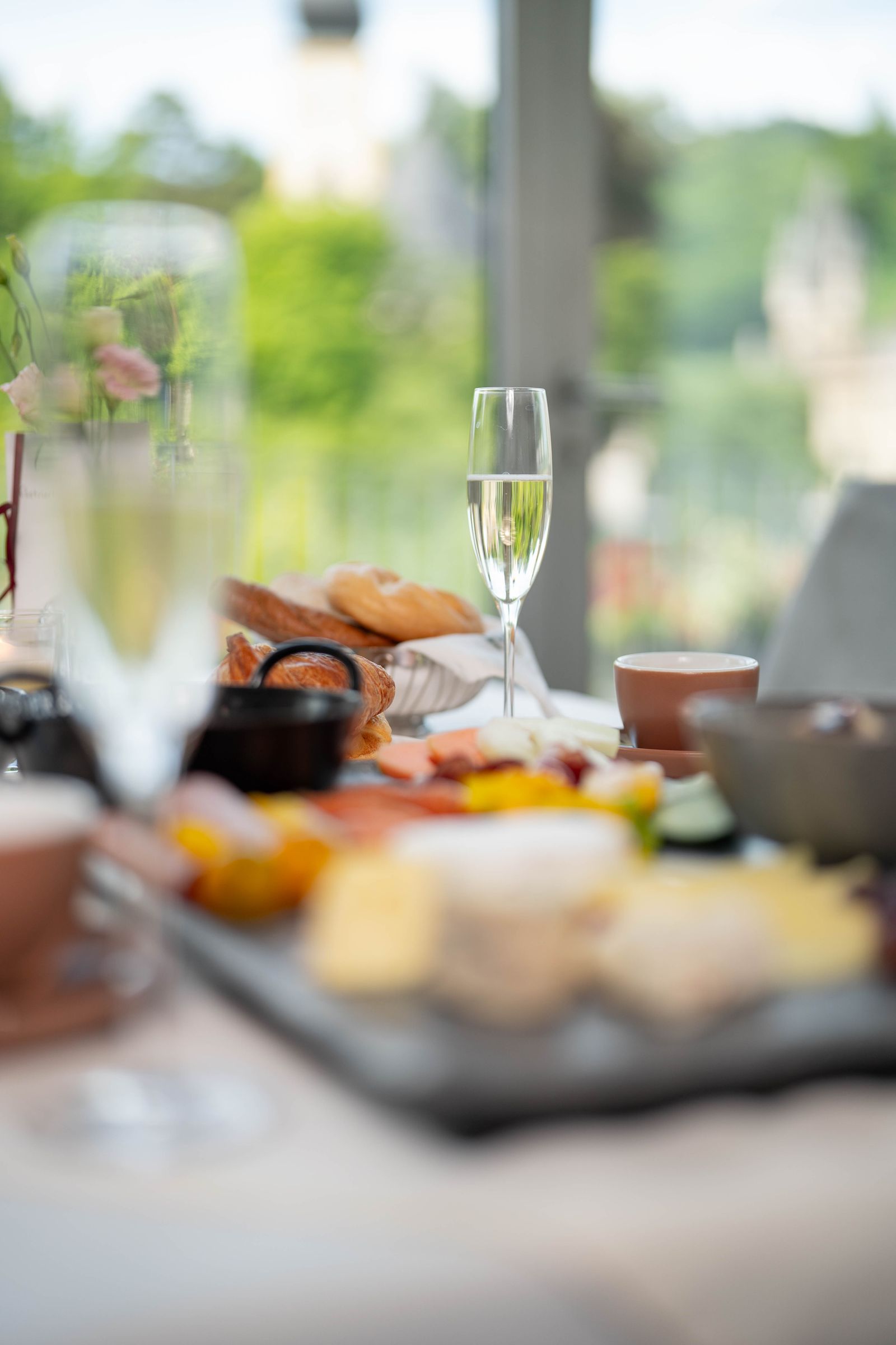 Frühstück im Schloss