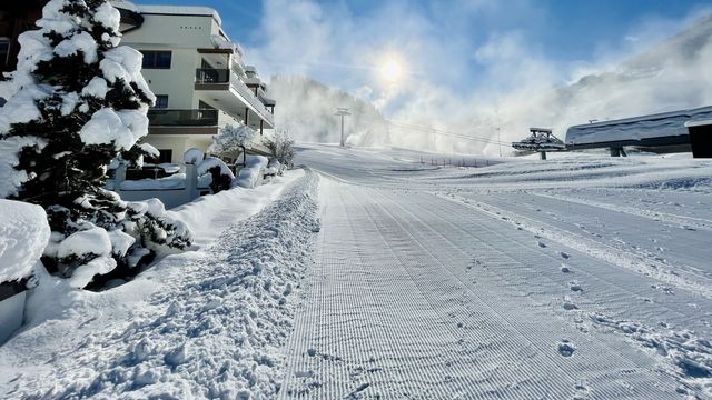 Start in den Sonnenskilauf