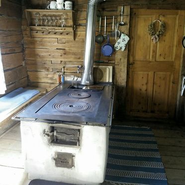 Küche, Unterkofler Almhütte, Außervillgraten , Tirol, Tirol, Österreich