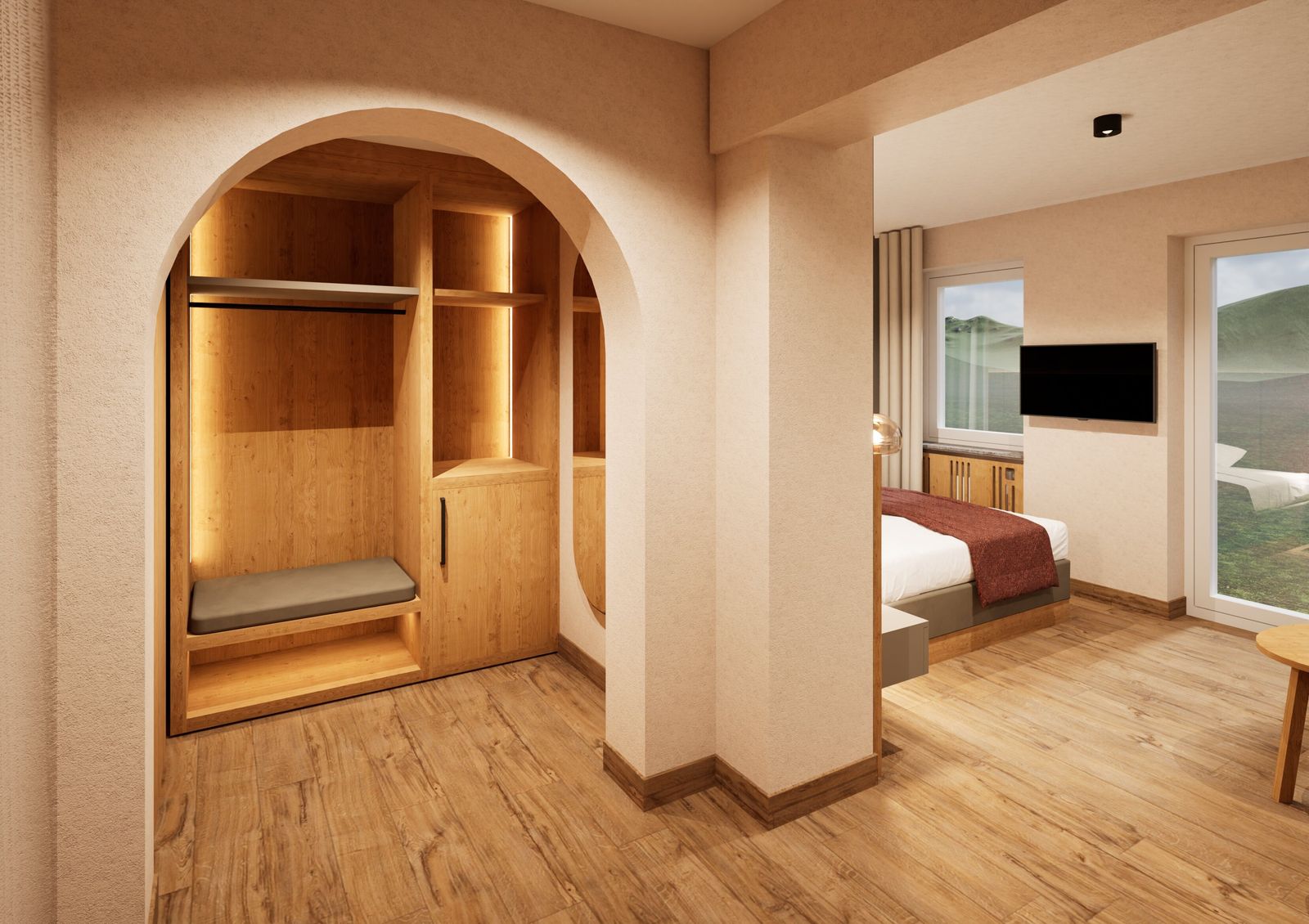 ZimmerdetailRubihorn - EinzelzimmerTalseite mit Panoramablick image 3 - Allgäuhotel Tanneck