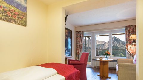 Höfats klein - Talseite mit Panoramablick