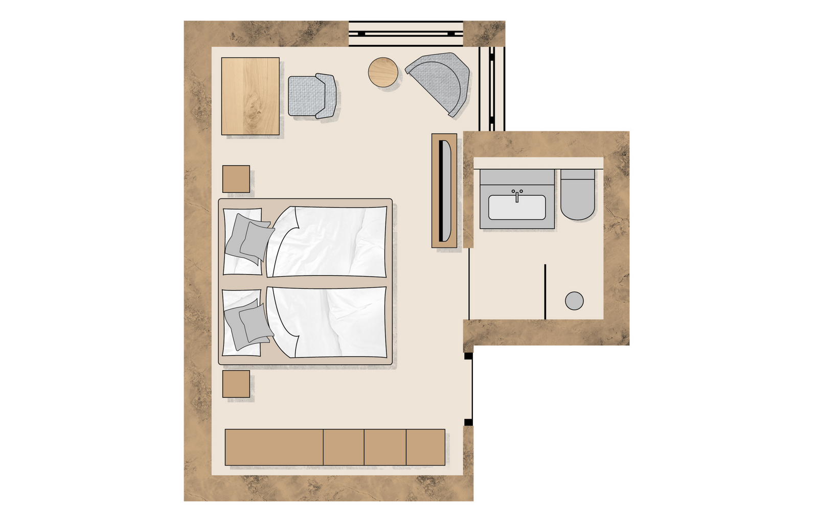 Klassik Doppelzimmer image 5 - Wirthshof Resort