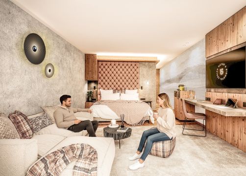 Naturzimmer Sonnenruh (1/4) - Natur- & Biohotel Bergzeit