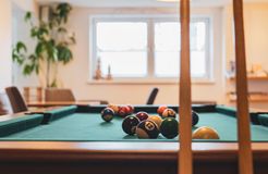 Biohotel Schratt: Billiard-Tisch - Berghüs Schratt, Oberstaufen-Steibis, Allgäu, Bayern, Deutschland