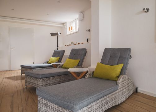 Biohotel Schratt: kleiner, aber feiner Wellnessbereich - Berghüs Schratt, Oberstaufen-Steibis, Allgäu, Bayern, Deutschland