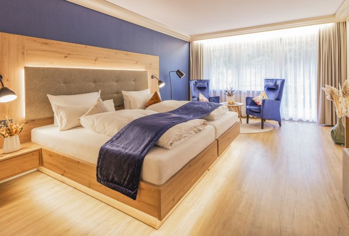 Hotel Zimmer: Komfort Doppelzimmer Seeseite - Hotel Langenwaldsee