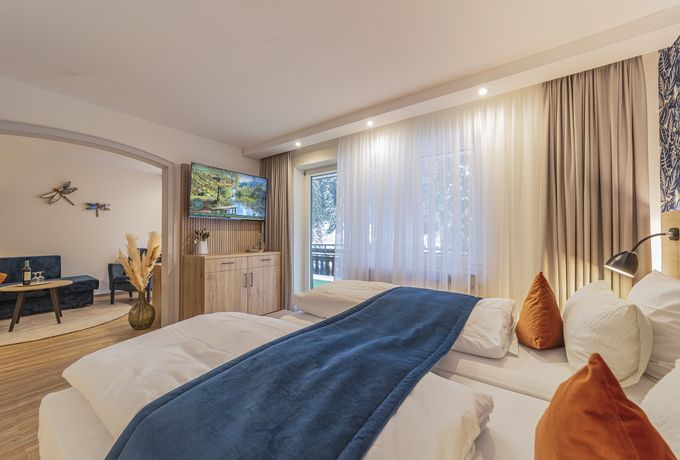Hotel Zimmer: Appartement Doppelzimmer Waldseite - Hotel Langenwaldsee