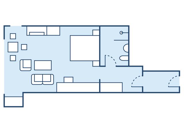 1-Zimmer-Appartement Inselseite Typ 10 Bild #5