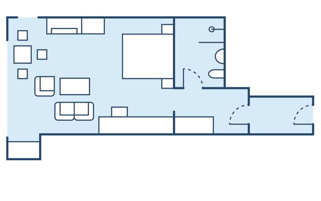 1-Zimmer-Appartement Inselseite Typ 10 image 5 - DAS AHLBECK HOTEL & SPA