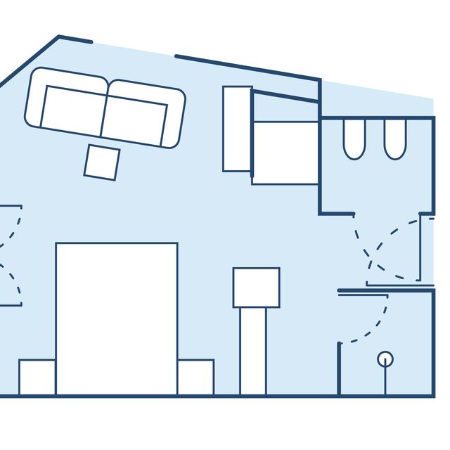 Doppelzimmer seitlicher Seeblick Typ 7a Bild #2