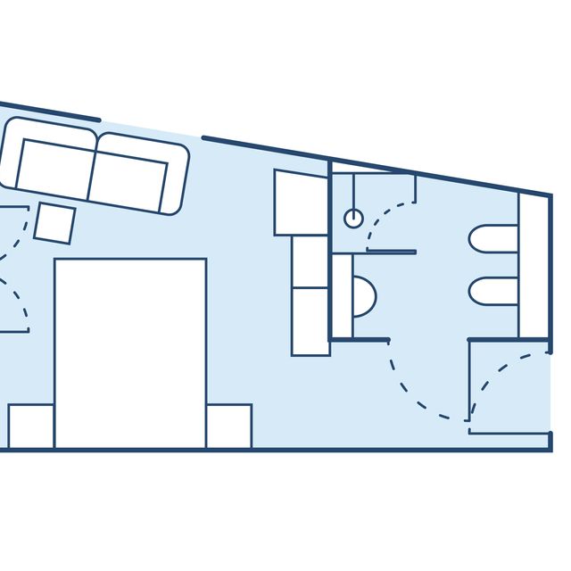Doppelzimmer seitlicher Seeblick Typ 7a Bild #4