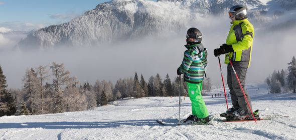 Nassfeld sun skiing