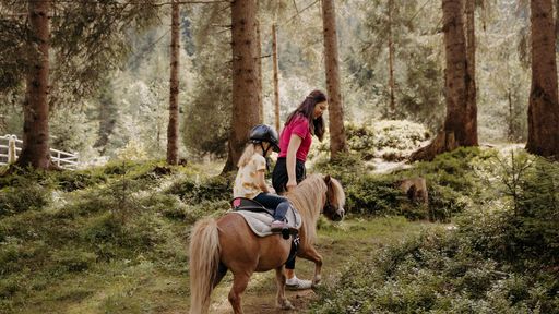 Pony reiten Famiienurlaub Habachklause