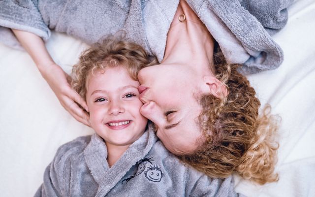 Mama und Tochter Zeit