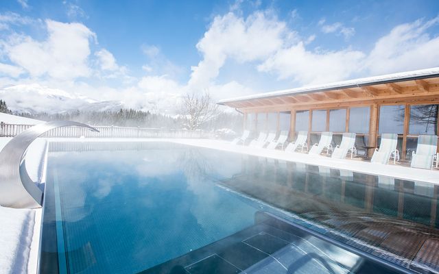 Kreuzwirt Aussenpool Winter