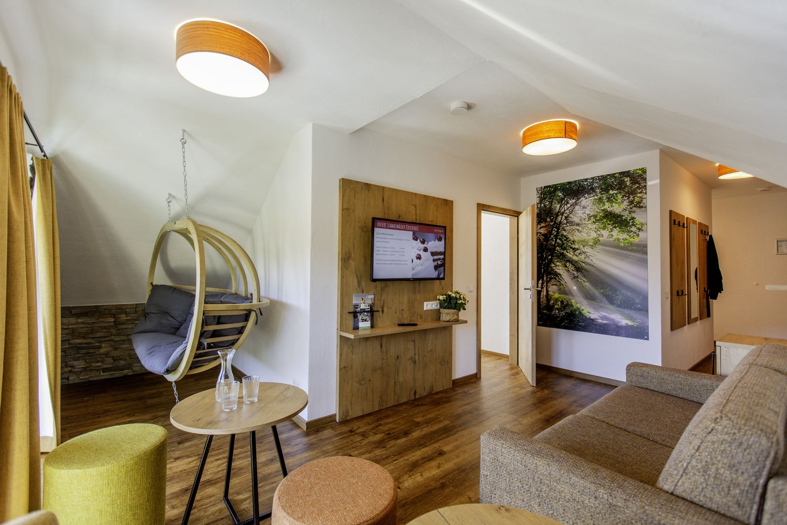 Chambre double Buche Type 4 I de 15 m² - 1 Chambre image 8 - Familotel Hochschwarzwald Hotel Engel