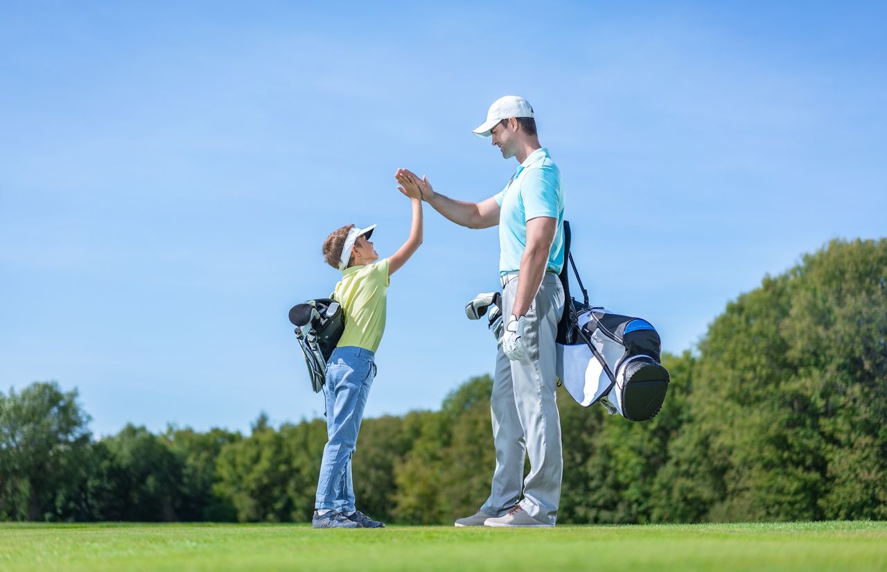 Golf mit der Familie