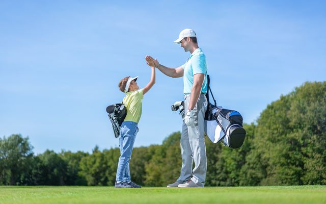 Golf mit der Familie
