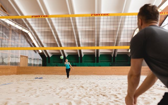 Beachvolleyball im Seehof