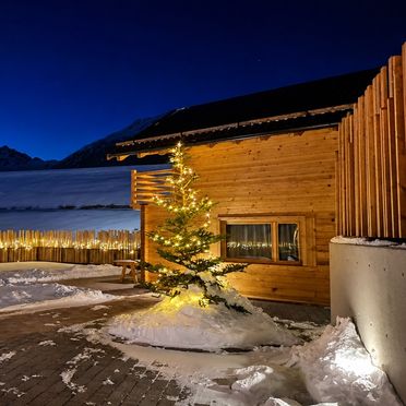 Winter, Chalets Lagaun, Schnalstal, Südtirol, Trentino-Südtirol, Italien