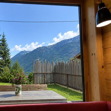 Aussicht, Chalets Lagaun, Schnalstal, Südtirol, Trentino-Südtirol, Italien