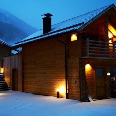 Winter, Chalets Lagaun, Schnalstal, Südtirol, Trentino-Südtirol, Italien