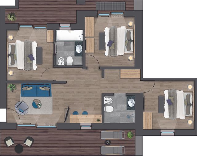Family-Suite Rosmarino image 8 - Quellenhof Luxury Resort Lazise
