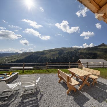 Aussicht Terrasse, Trattenbach Chalet Rettenstein, Jochberg, Tirol, Tirol, Österreich