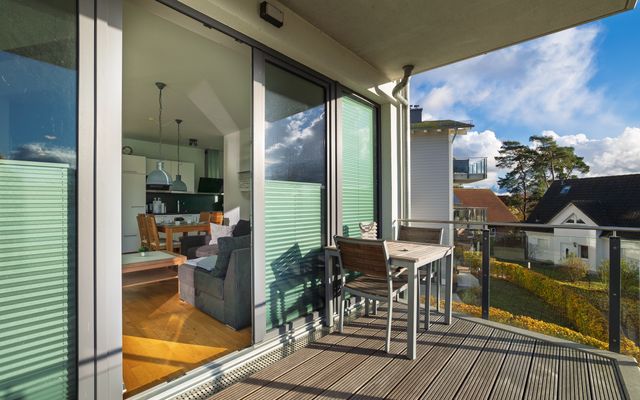 Balkon mit SW Ausrichtung