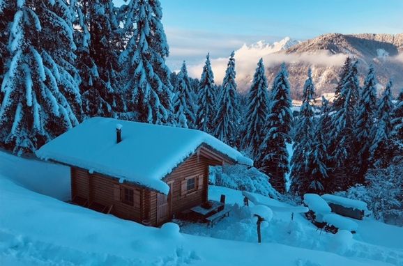 Winter, Almhütte LISA, Hüttau, Salzburg, Salzburg, Österreich
