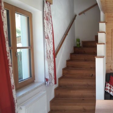 couch and stairway, Chalet Toni Häusl, Dorfgastein, Salzburg, Salzburg, Austria