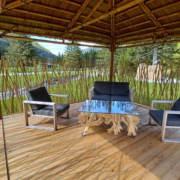 Terrasse, Hütte Almparadies, Forstau, Salzburg, Salzburg, Österreich