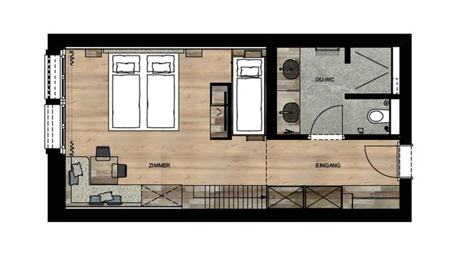 Baumhaussuite 45 | 2-Raum thumbnail 5 - Gorfion Familienhotel Liechtenstein