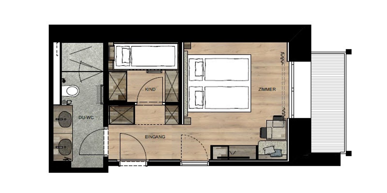 Familiensuite 28 | 2-Raum image 5 - Gorfion Familienhotel Liechtenstein