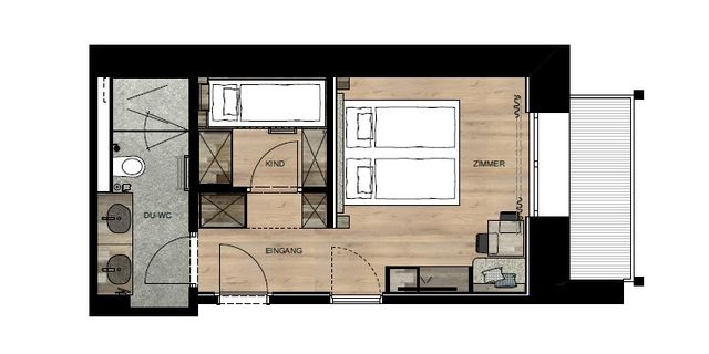 Familiensuite 28 | 2-Raum thumbnail 5 - Gorfion Familienhotel Liechtenstein