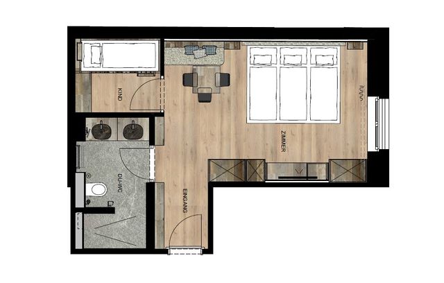 Familiensuite 32 | 2-Raum thumbnail 5 - Gorfion Familienhotel Liechtenstein