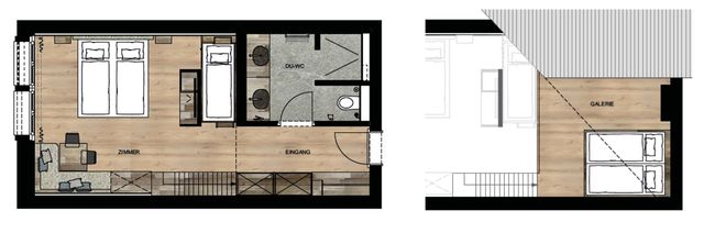 Baumhaussuite 45 | 2-Raum thumbnail 5 - Gorfion Familienhotel Liechtenstein