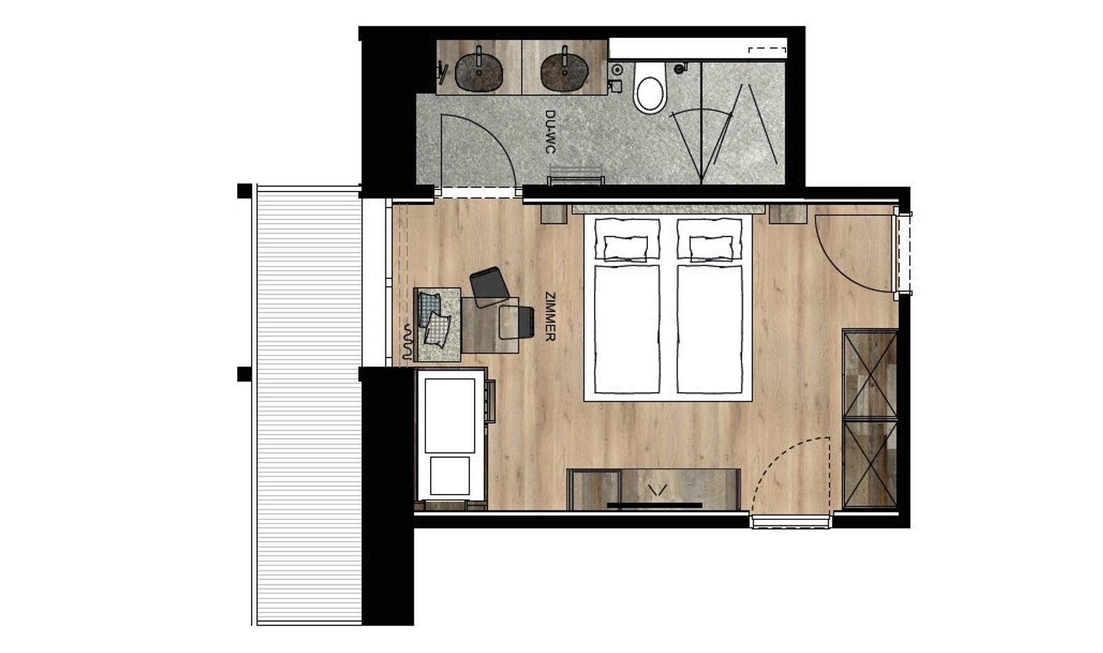 Familienzimmer 24 "Etagenbett 140cm" | 1-Raum image 4 - Gorfion Familienhotel Liechtenstein