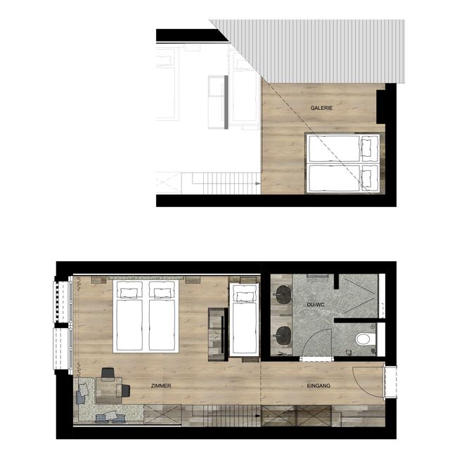 Tree House suite 45 | 2-room thumbnail 5 - Gorfion Familienhotel Liechtenstein