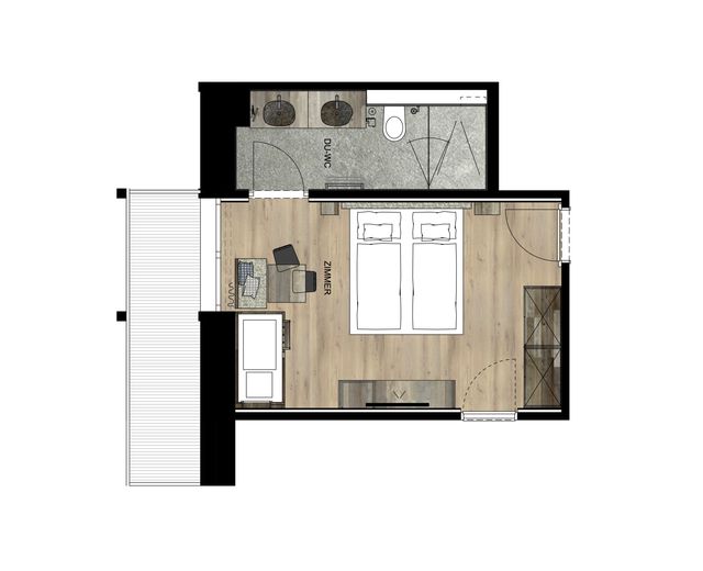 Family room 24 "Bunk bed 140cm" | 1-room thumbnail 4 - Gorfion Familienhotel Liechtenstein
