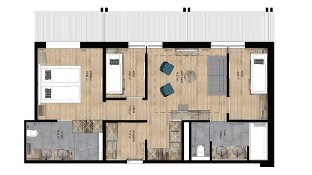 Familiensuite 60 | 4-Raum thumbnail 6 - Gorfion Familienhotel Liechtenstein