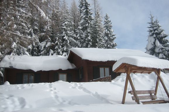 Winter, Langhans Hütte 2, St. Gertraud - Lavanttal, Kärnten, Carinthia , Austria