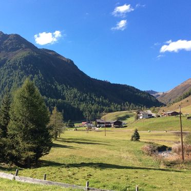 Aussicht, Bergkristall Hütte, St. Sigmund im Sellrain, Tirol, Tirol, Österreich