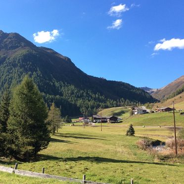 Aussicht, Bergkristall Hütte, St. Sigmund im Sellrain, Tirol, Tirol, Österreich
