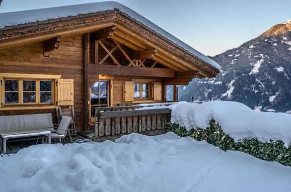 Winter, Berg Chalet Alpenrose, Kaltenbach im Zillertal, Tirol, Tirol, Österreich