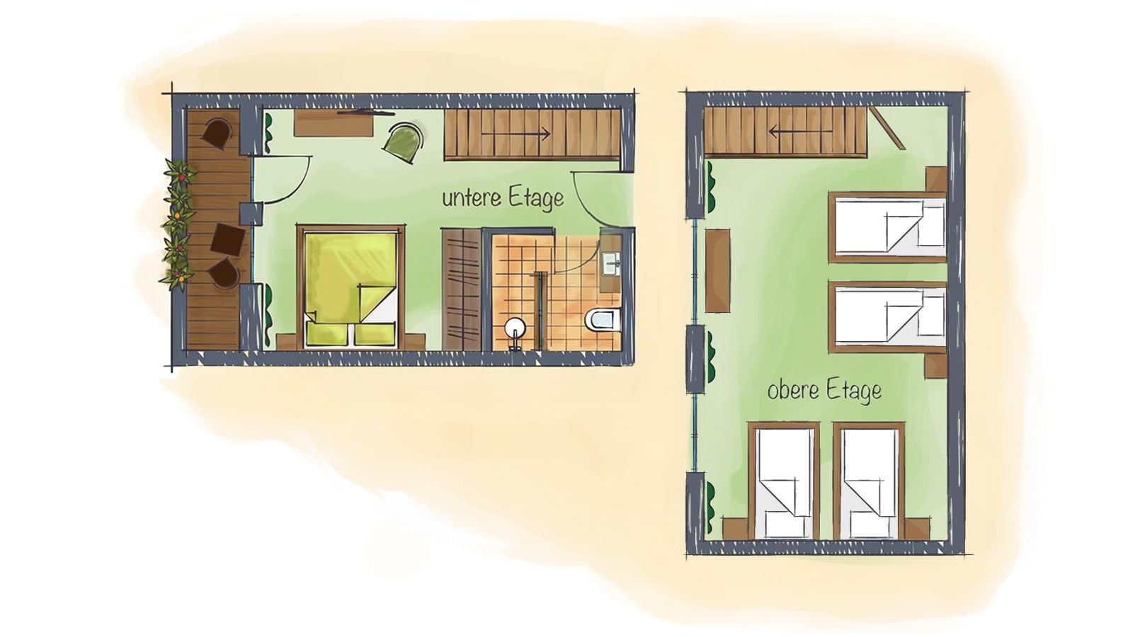 Scheunenzimmer large image 4 - Bauernhofhotel Golchener Hof