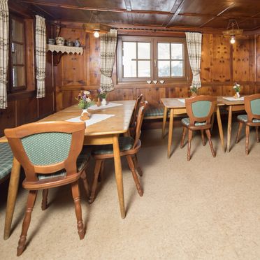 Wohnstube, Alpenchalet Königreich Innerböden, Ginzling-Mayrhofen, Tirol, Tirol, Österreich