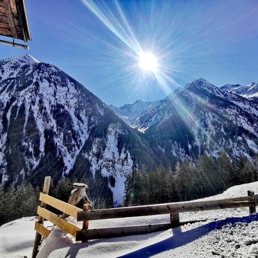 Winter, Alpenchalet Königreich Innerböden, Ginzling-Mayrhofen, Tirol, Tirol, Österreich