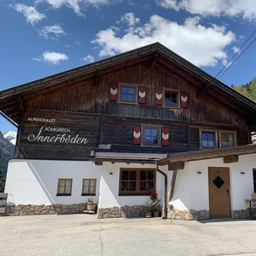 Sommer, Alpenchalet Königreich Innerböden, Ginzling-Mayrhofen, Tirol, Tirol, Österreich